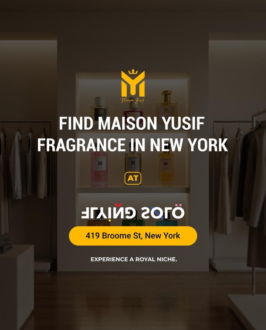 Maison Yusif Fragrance Expands to New York, Marking a Bold New Chapter