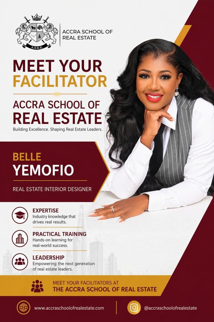 Accra School of Real Estate Appoints Belle Yemofio to Faculty for Industry-Focused Training Program