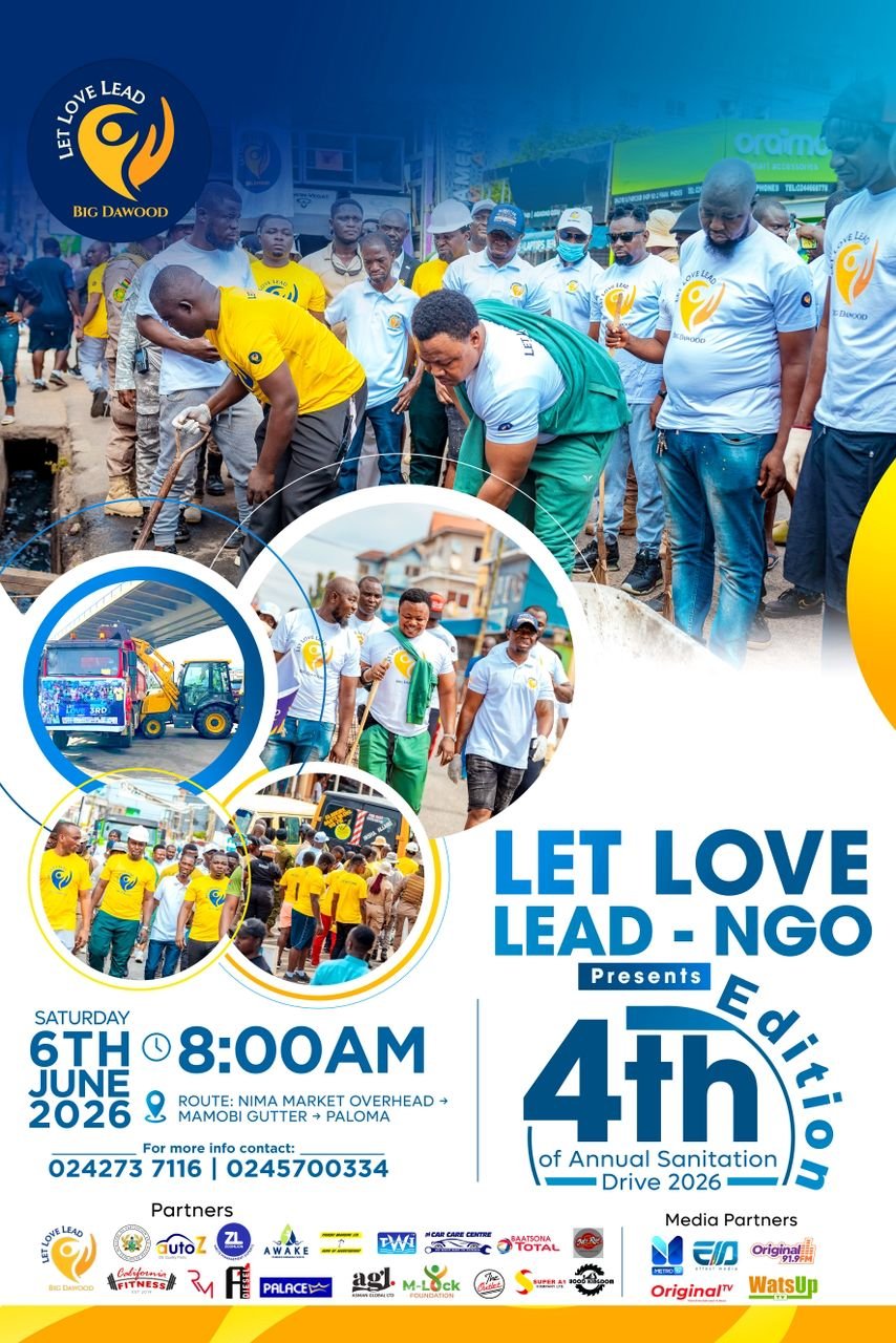 Accra to Host Let Love Lead NGO’s 4th Annual Cleanup Exercise on June 6
