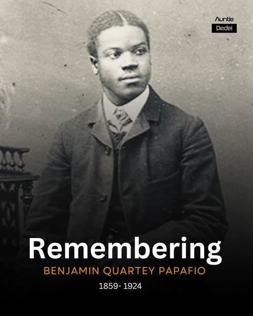 Remembering Dr. Benjamin William Quartey-Papafio: Ghana’s First Medical Doctor, yesterday, 25th June would’ve been his 167th birthday.