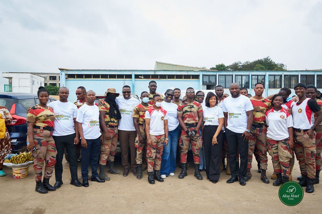 Alisa Hotel, Tema Supports National General Clean-Up Exercise with Food Donation to Security Personnel