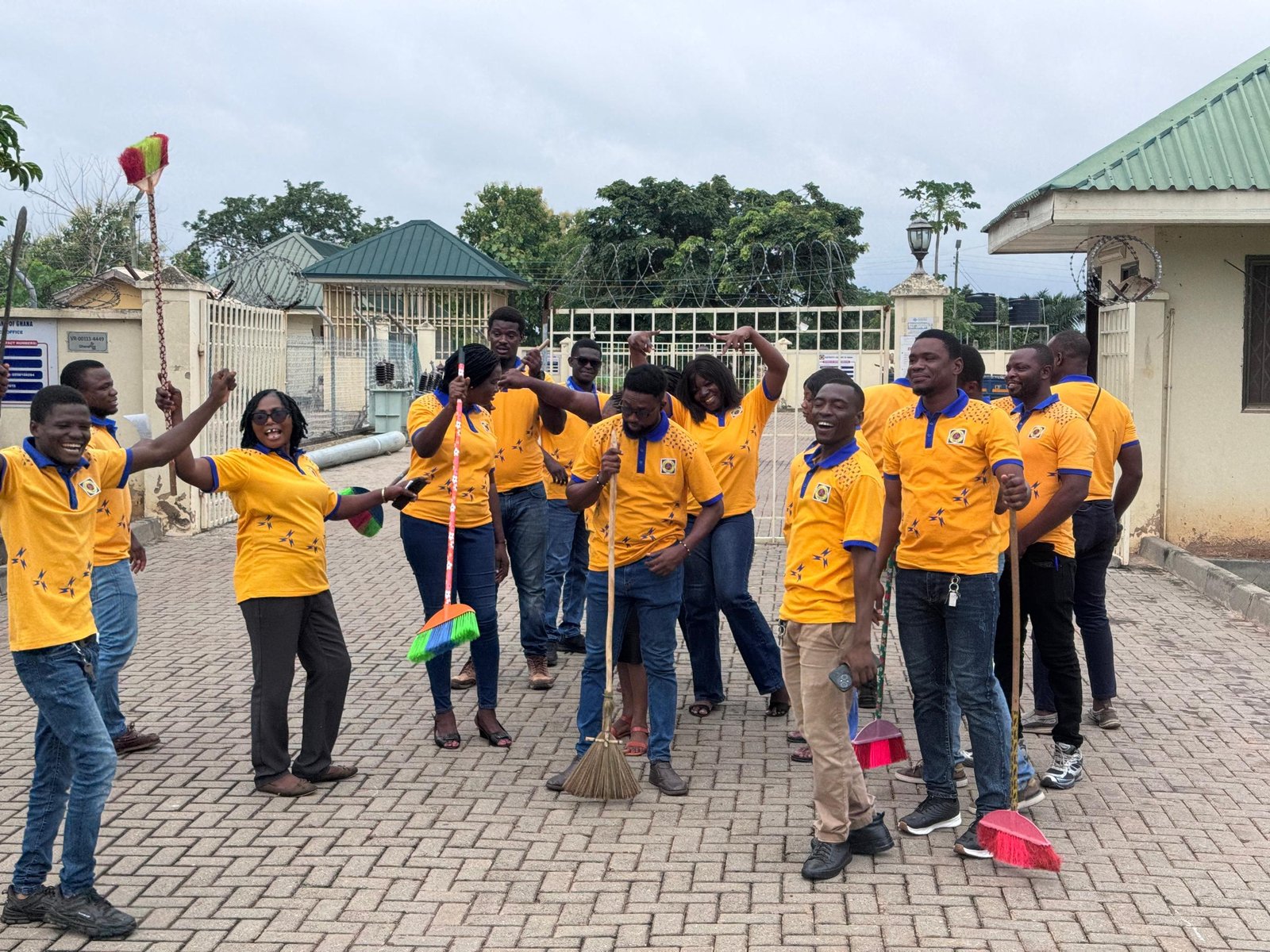 Team Volta supports National Sanitation Exercise in Damba