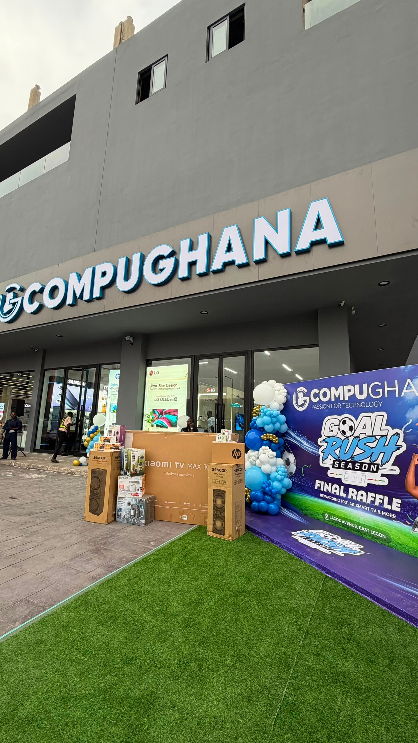 CompuGhana Crowns Goal Rush Grand Raffle Winner, Unveils New East Legon Branch