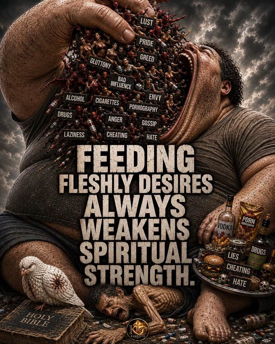 What You Feed Grows: The Danger of Feeding the Flesh