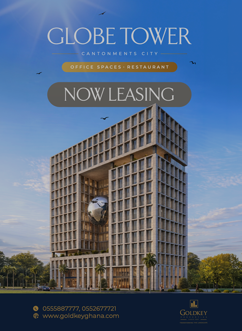 Globe Tower – A new landmark rises in Cantonments City