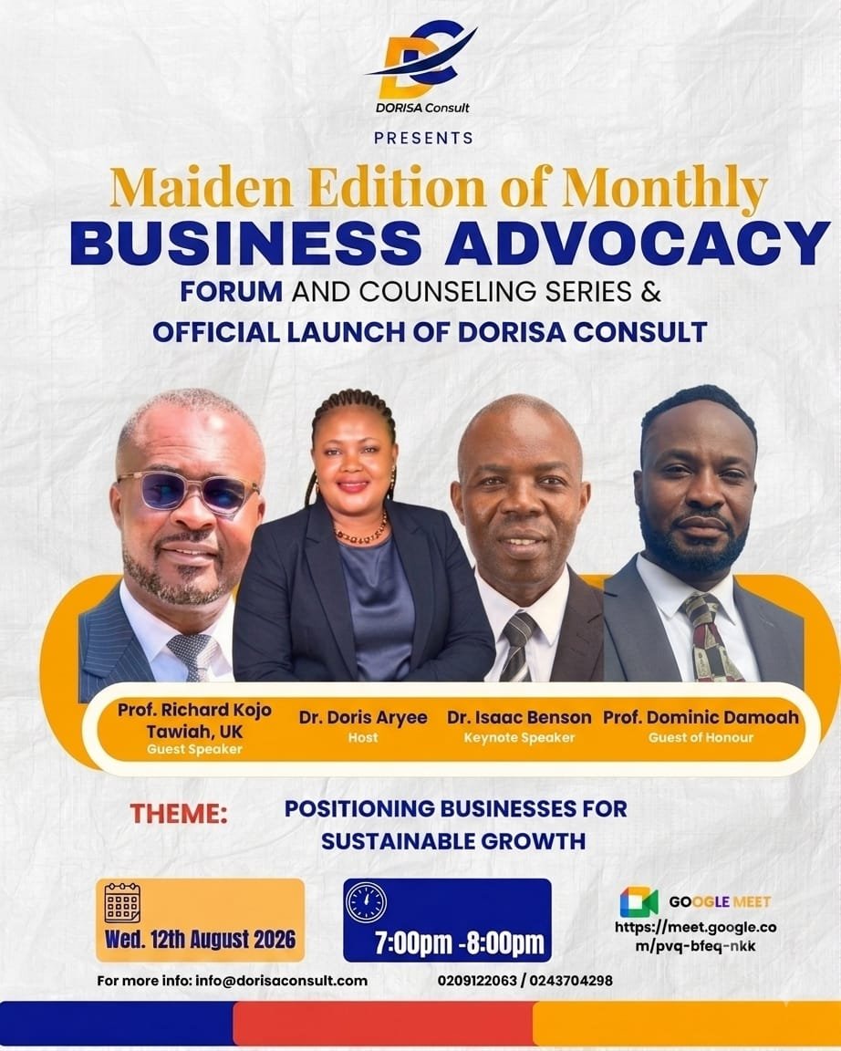 DORiSA Consult Launches With Maiden Business Advocacy Forum And Counselling Series