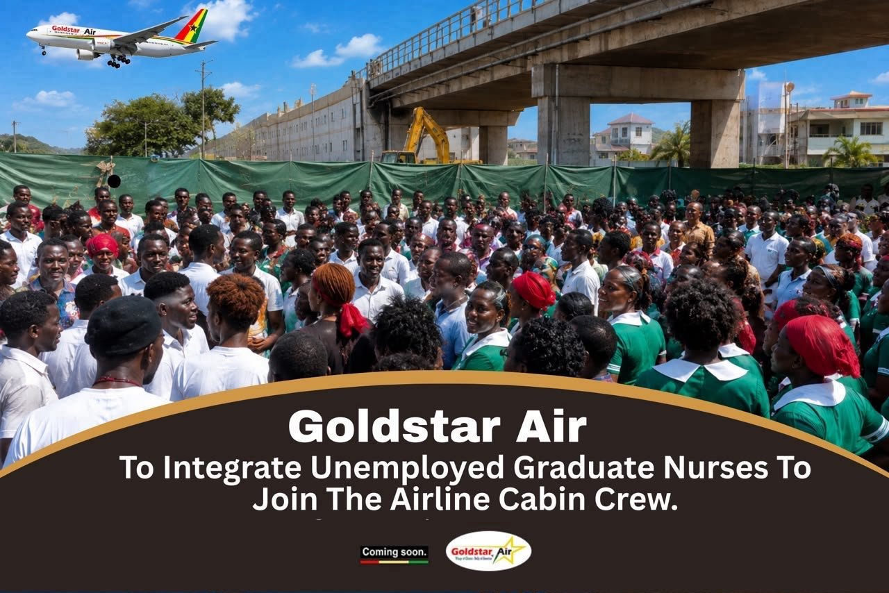 Goldstar Air To Integrate Unemployed Graduate Nurses To Join The Airline Cabin Crew