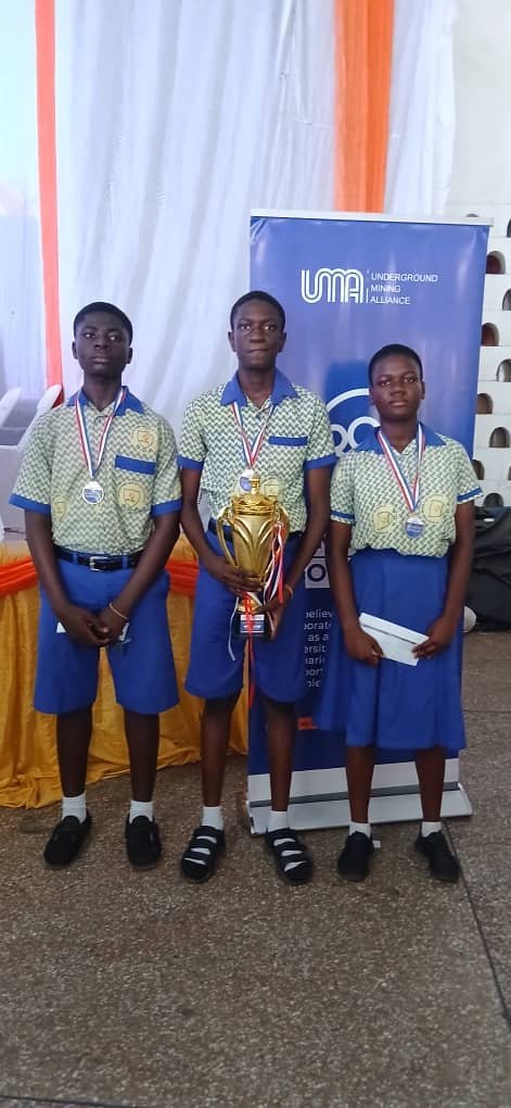 Obuasi SDA JHS Crowned Champions of Aseda FM Science and Maths Quiz 2026
