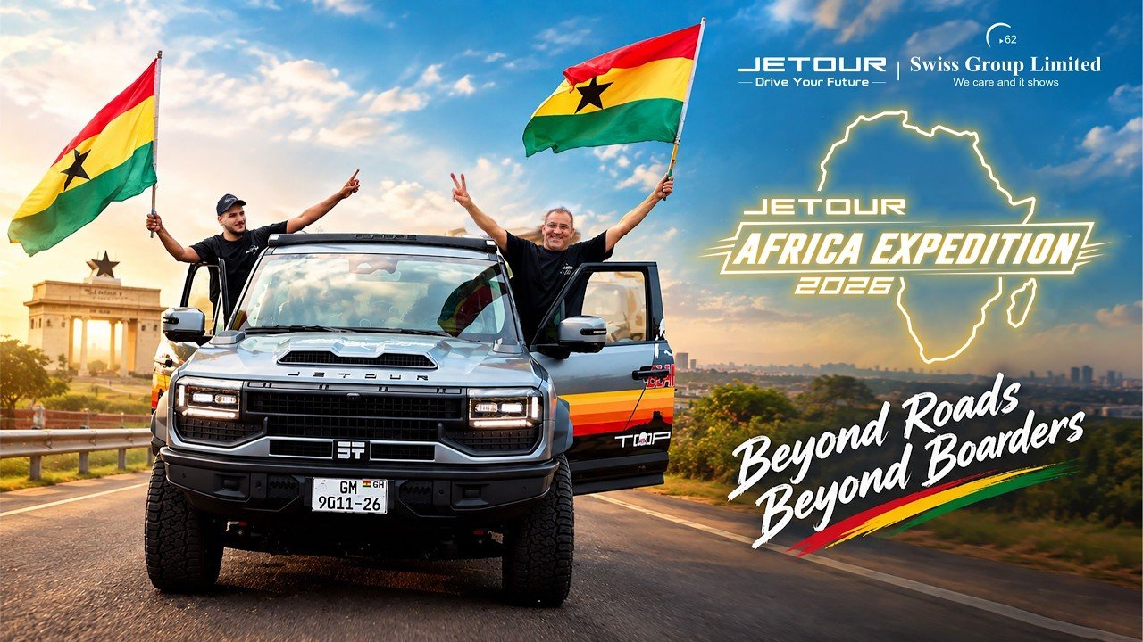 JETOUR convoy hits Accra as Africa Expedition 2026 showcases Ghana’s beauty and adventure