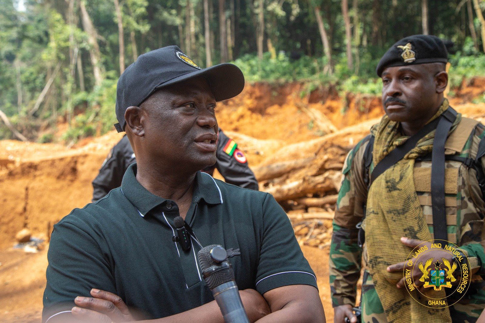 Lands Minister Storms Atewa Forest as NAIMOS Launches Operation Green Shield